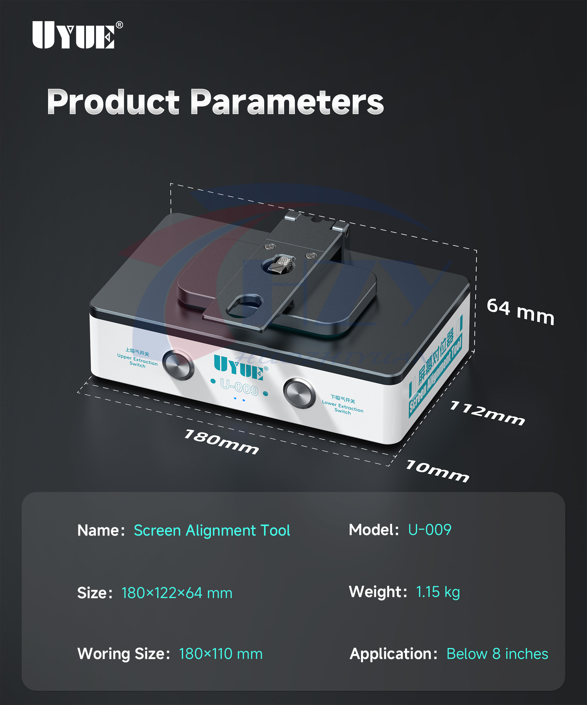 UYUE U009 Screen Alignment Too - огляд і ціна Screen Alignment Tool