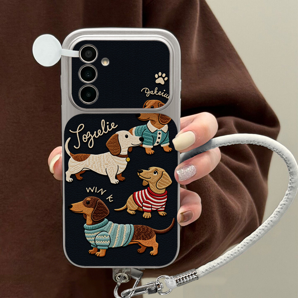 Cartoon Dachshund Phone Case F - огляд і ціна Camera Lens Protector