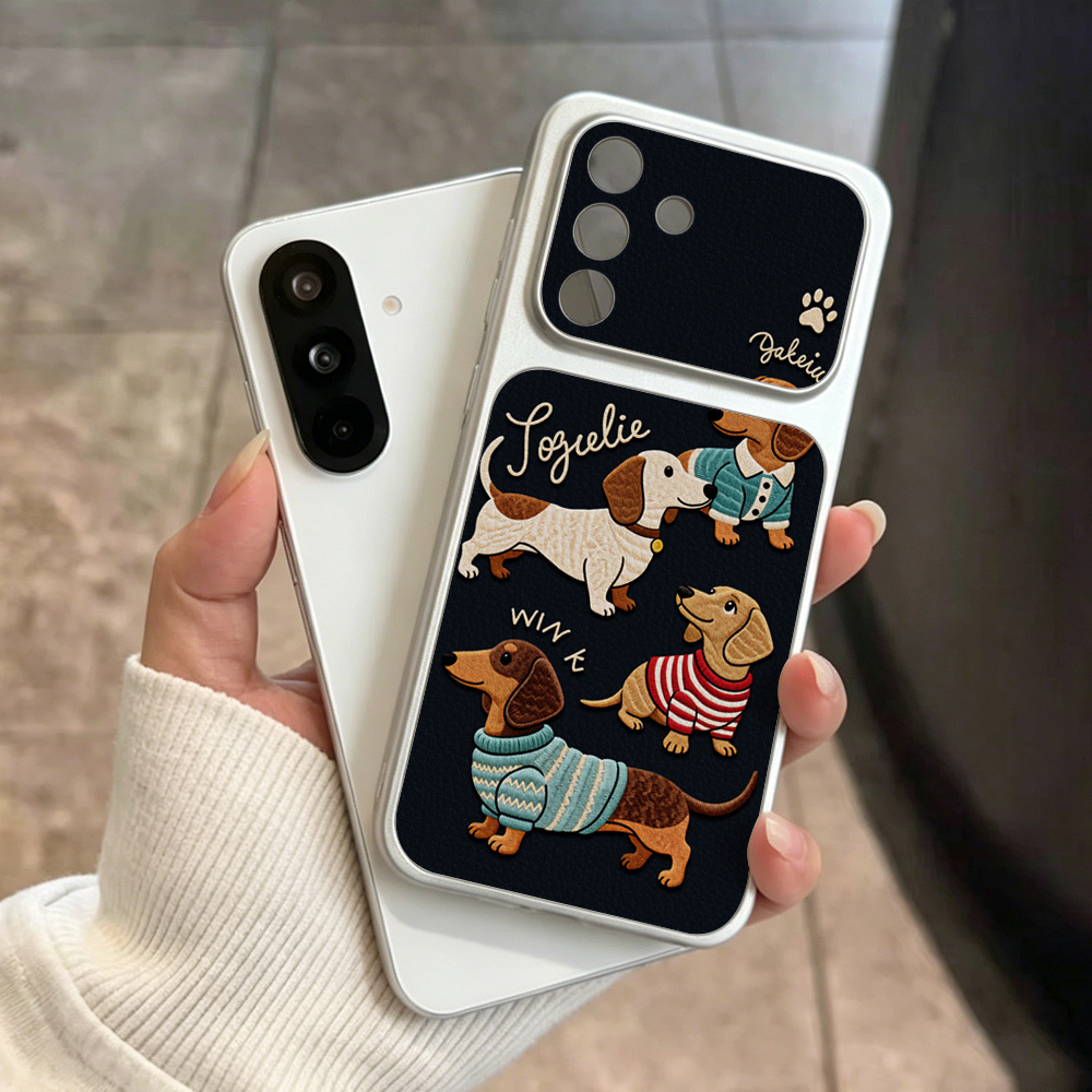 Cartoon Dachshund Phone Case F - огляд і ціна Camera Lens Protector
