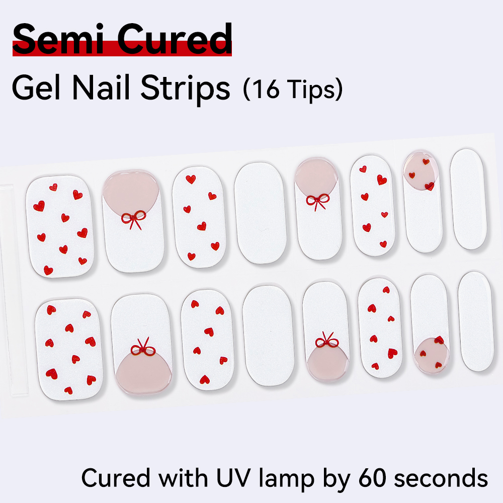 16Tips Valentine's Day Semi-Cu - огляд і ціна Full Cover Adhesive