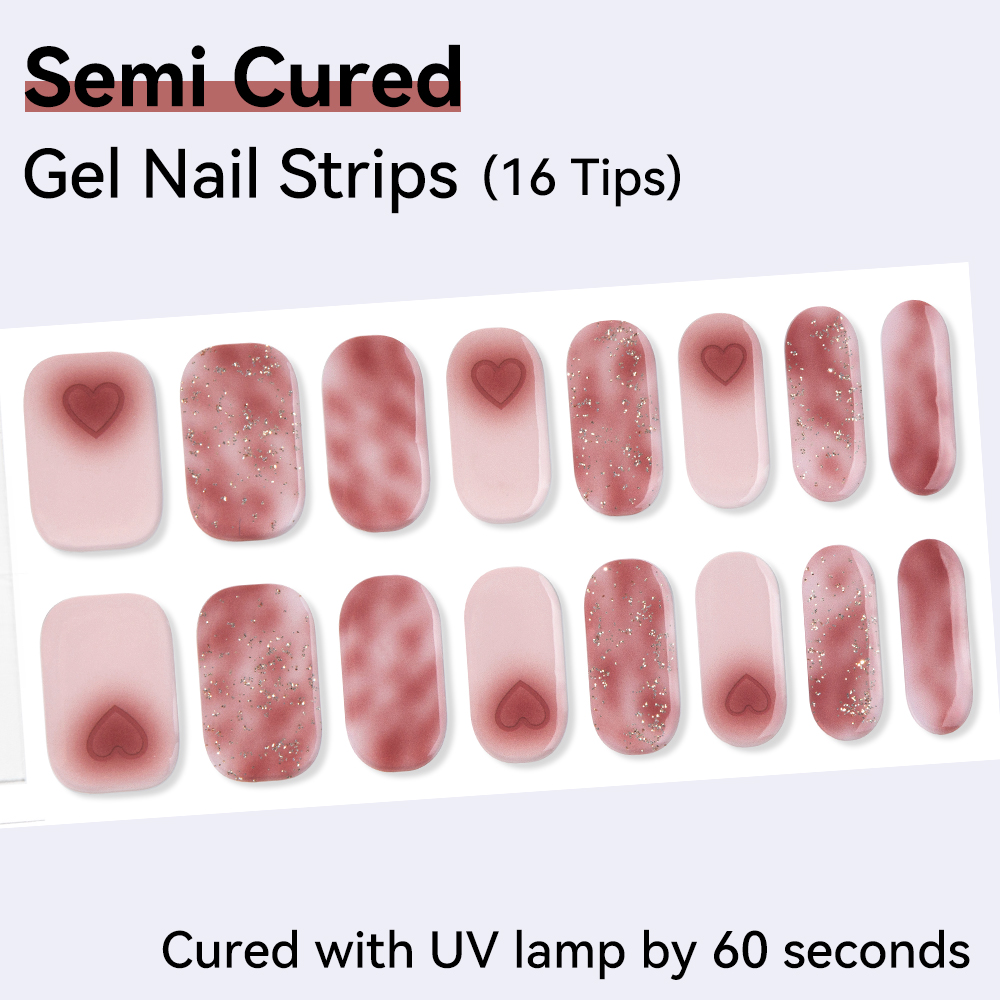 16Tips Valentine's Day Semi-Cu - огляд і ціна Full Cover Adhesive